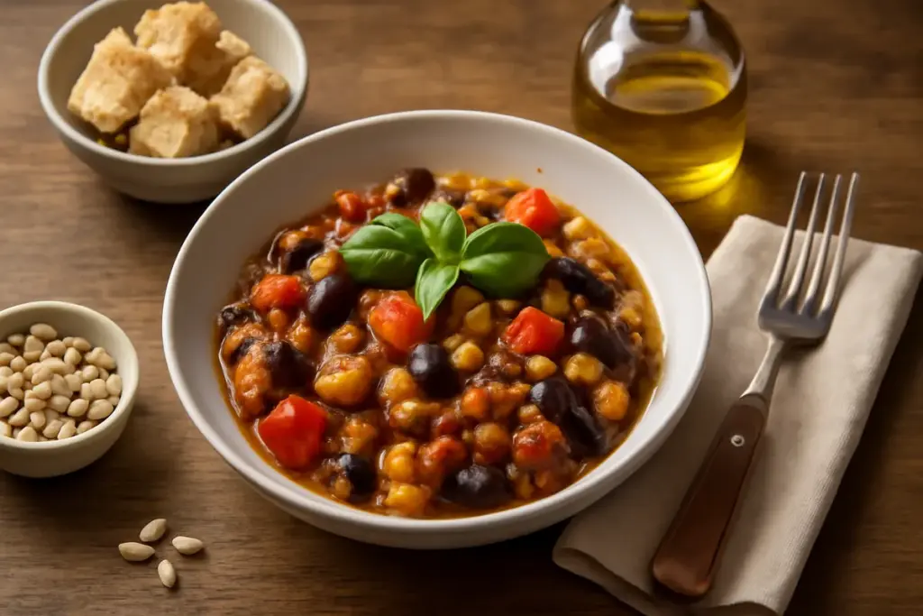 Come servire la caponata alla siciliana per esaltare tutti i sapori? Tre accorgimenti usati dai ristoranti tipici