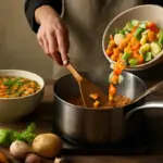Come ottenere una minestra di verdure saporita anche con ingredienti semplici? Tecnica di insaporimento poco nota