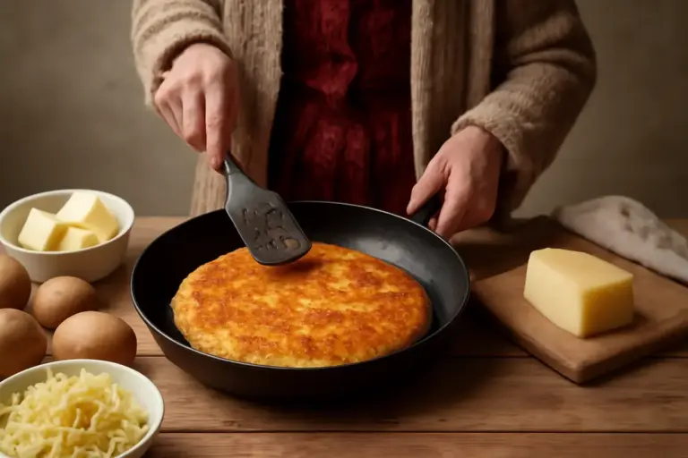 Frico friulano con patate e formaggio: il trucco delle nonne per una crosta croccante senza bruciare