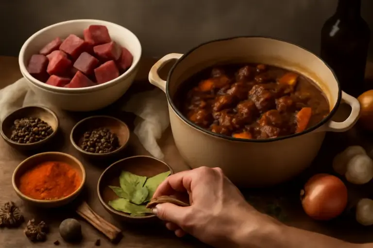 Ricetta tradizionale dello stufato di manzo: la scelta delle spezie che regala una cucina profumata e avvolgente