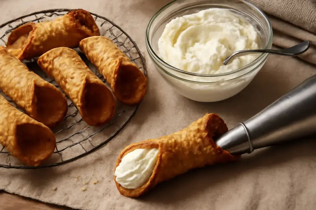 Cannoli siciliani casalinghi: il metodo per una scorza croccante che resta tale anche dopo il ripieno