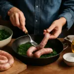 Preparazione della salsiccia e friarielli napoletana: il modo giusto per evitare amarezza nel piatto