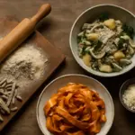 Differenza tra pizzoccheri valtellinesi e pappardelle rustiche: la lavorazione della pasta e il sapore che ne deriva
