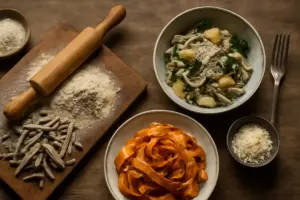 Differenza tra pizzoccheri valtellinesi e pappardelle rustiche: la lavorazione della pasta e il sapore che ne deriva