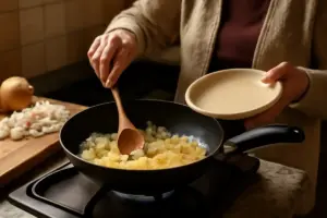 Come si fa il soffritto di cipolla senza che bruci? I gesti delle nonne per un fondo dorato e dolce
