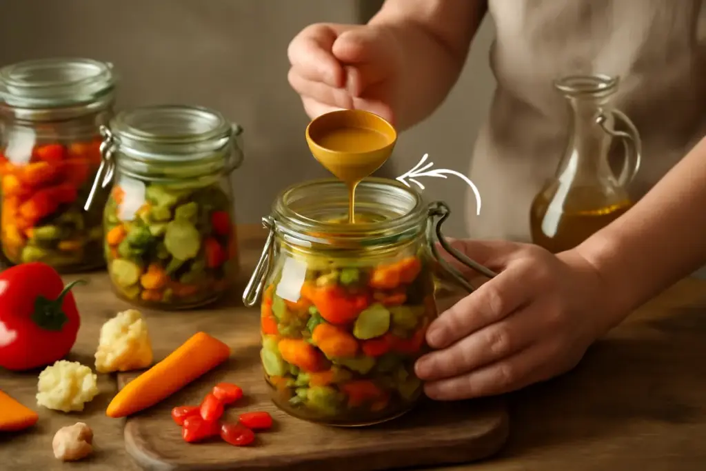 Come ottenere ortaggi sott’olio dal gusto perfetto? Il trucco che evita muffe e mantiene il sapore autentico