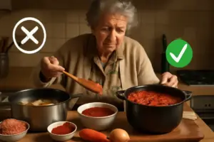 Quali sono gli errori comuni nella preparazione del ragù della nonna? La soluzione per un sugo ricco e saporito